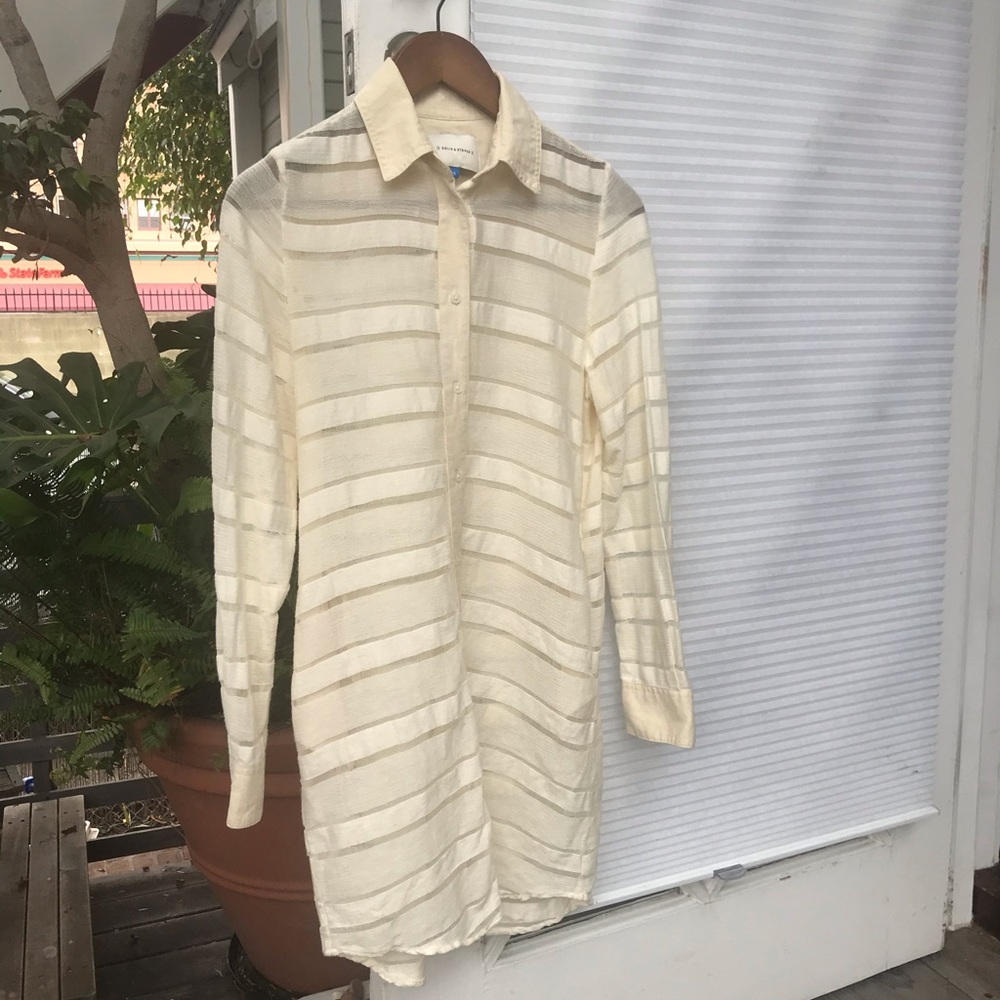 Solid & Striped shirt dress/beach cover up
